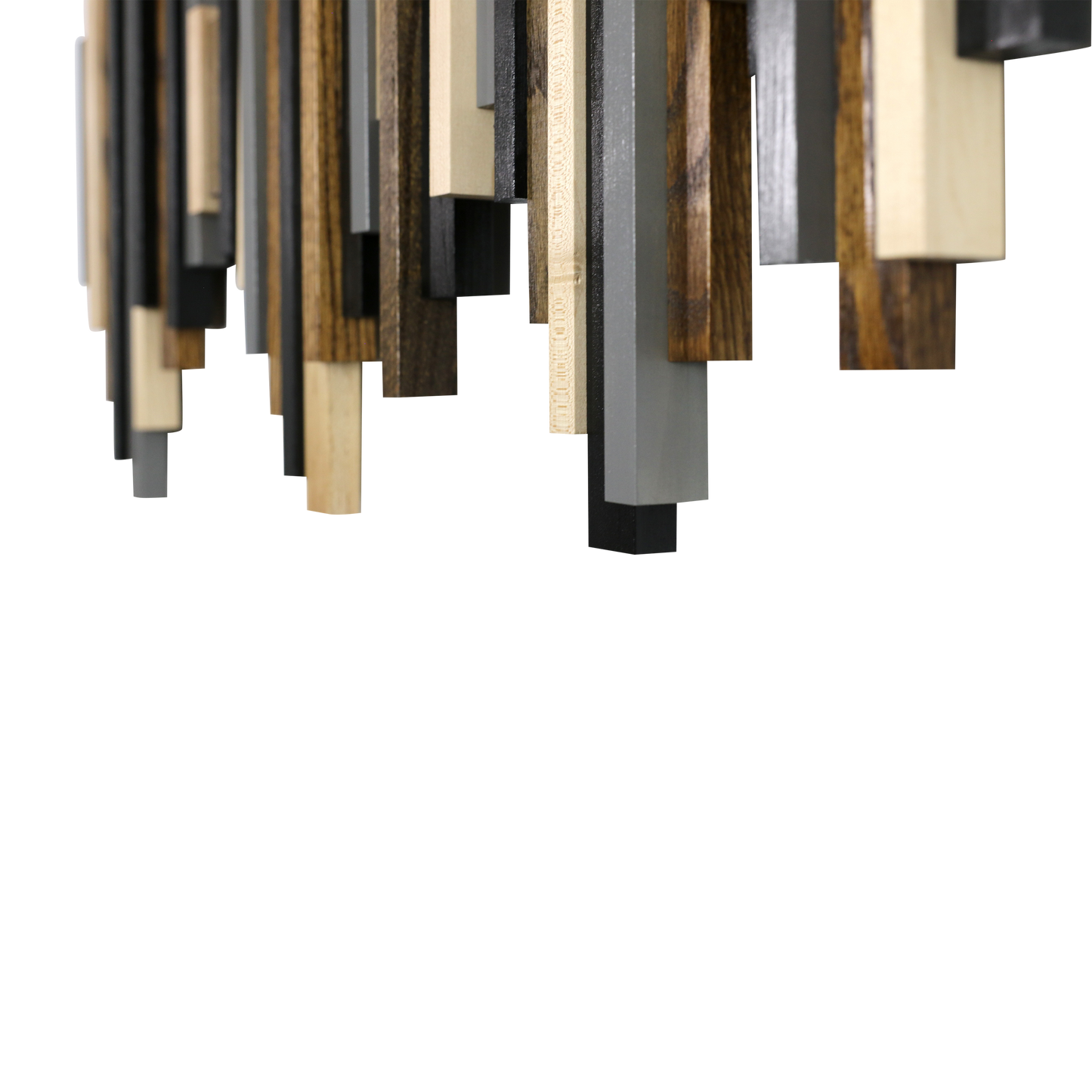 Soundwave Wall Art in Black, Brown & Gray