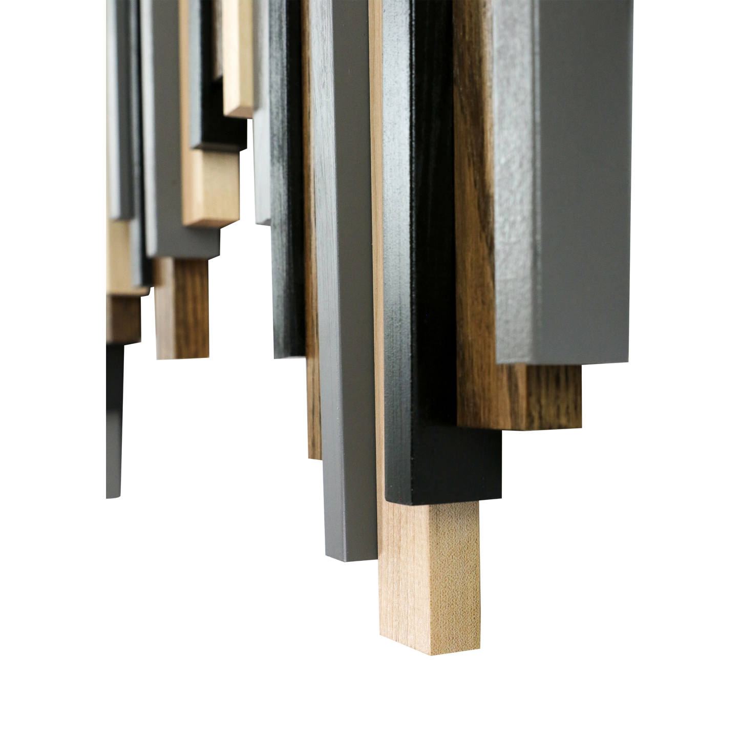 Soundwave Wall Art in Black, Brown & Gray
