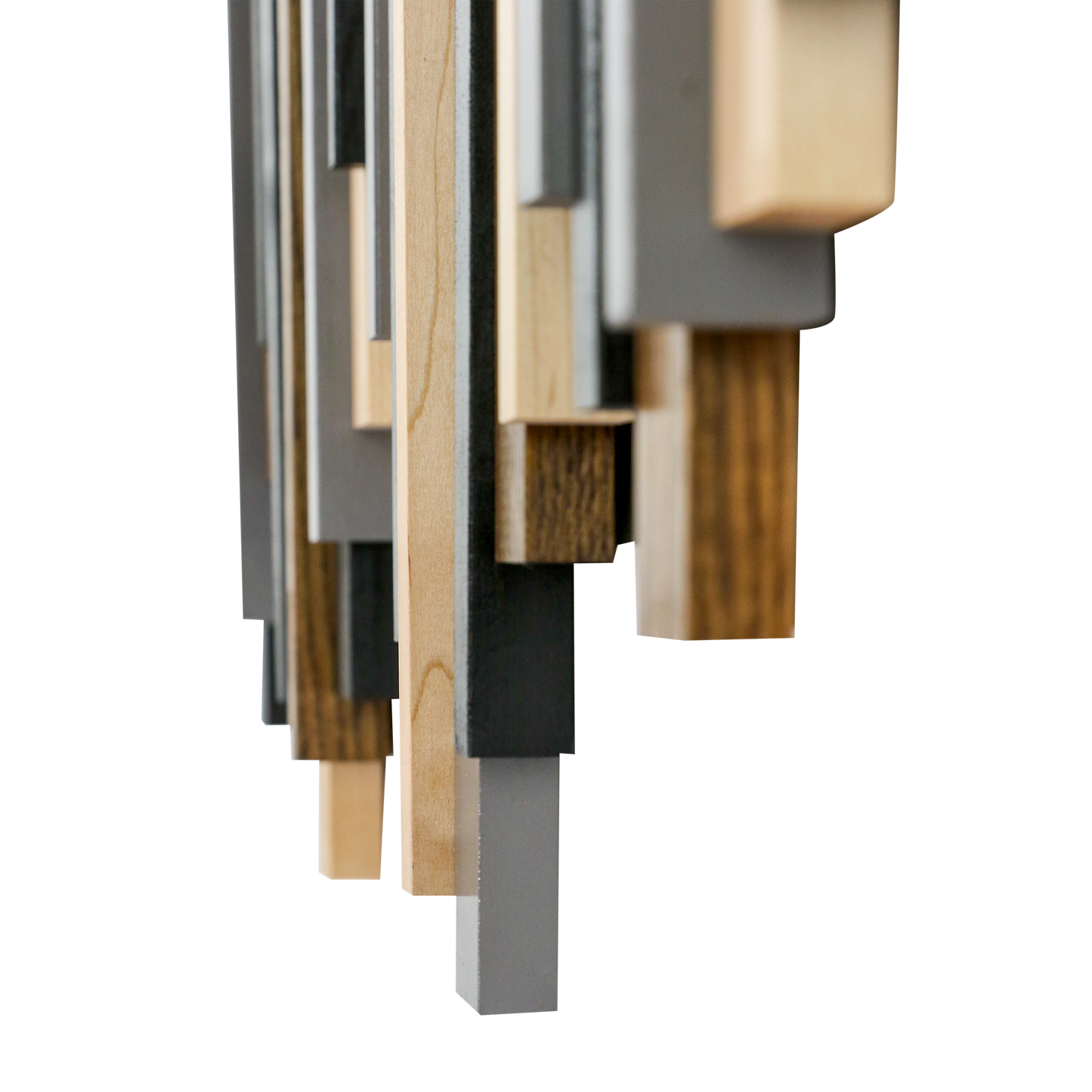 Soundwave Wall Art in Black, Brown & Gray