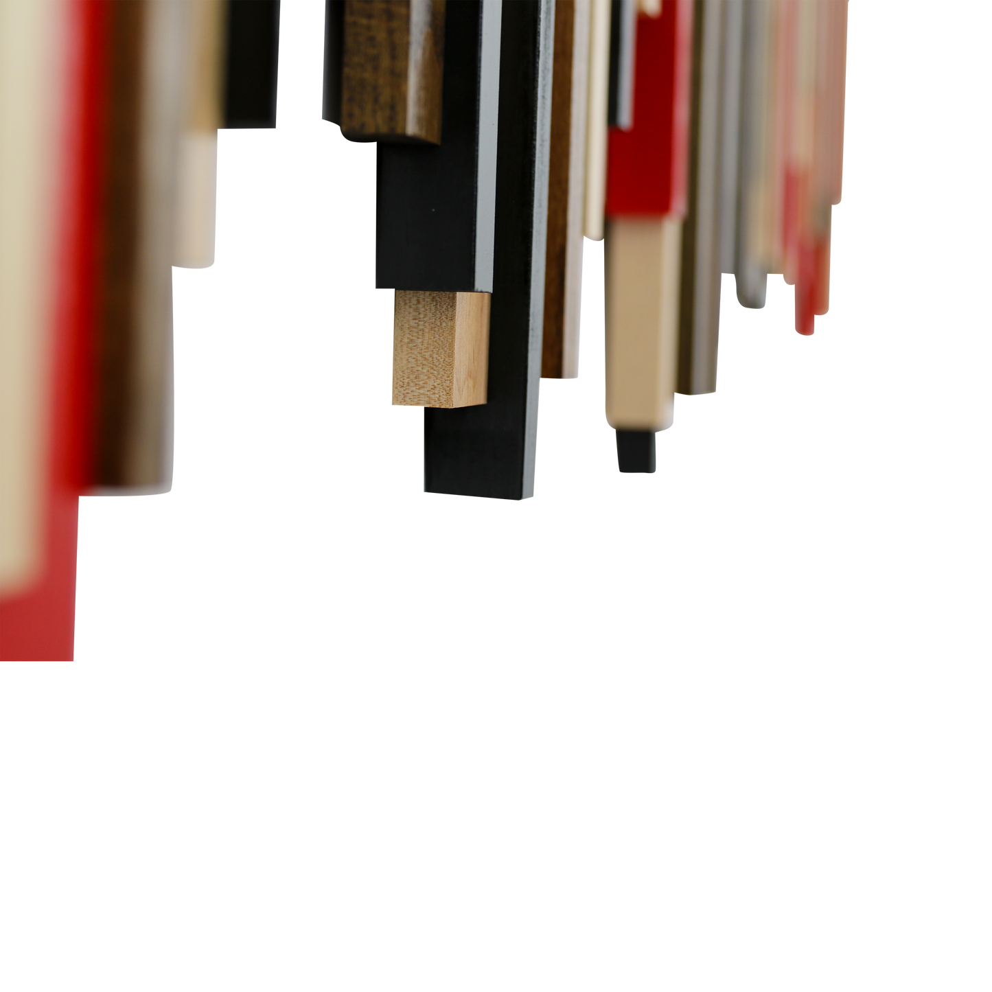 Soundwave Wall Art in Black, Brown & Red