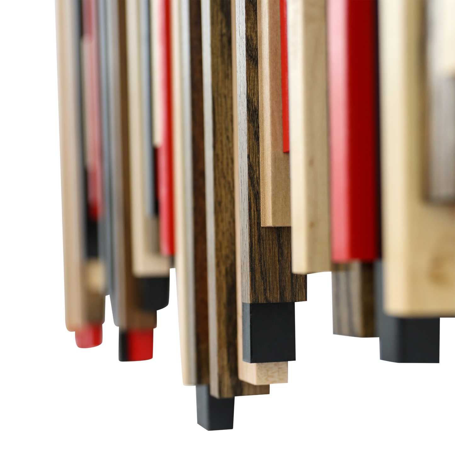 Soundwave Wall Art in Black, Brown & Red