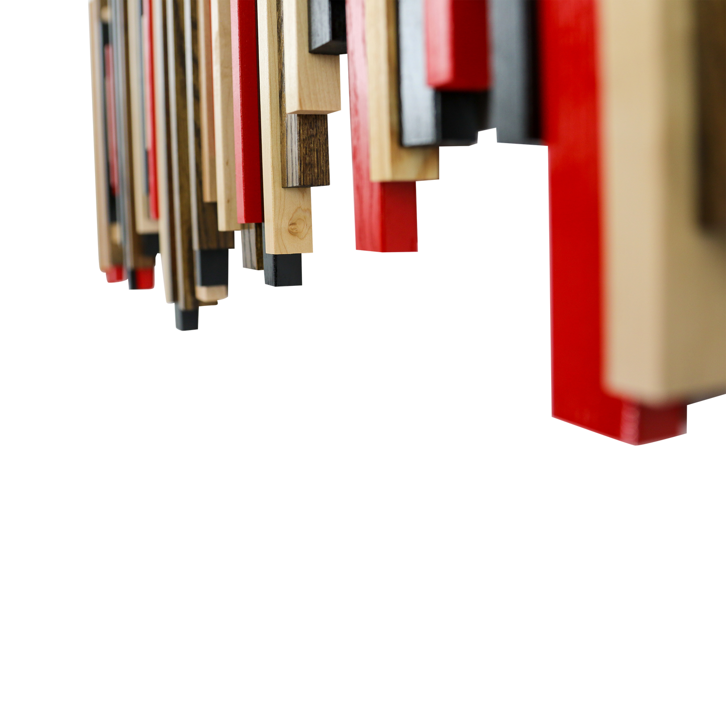 Soundwave Wall Art in Black, Brown & Red