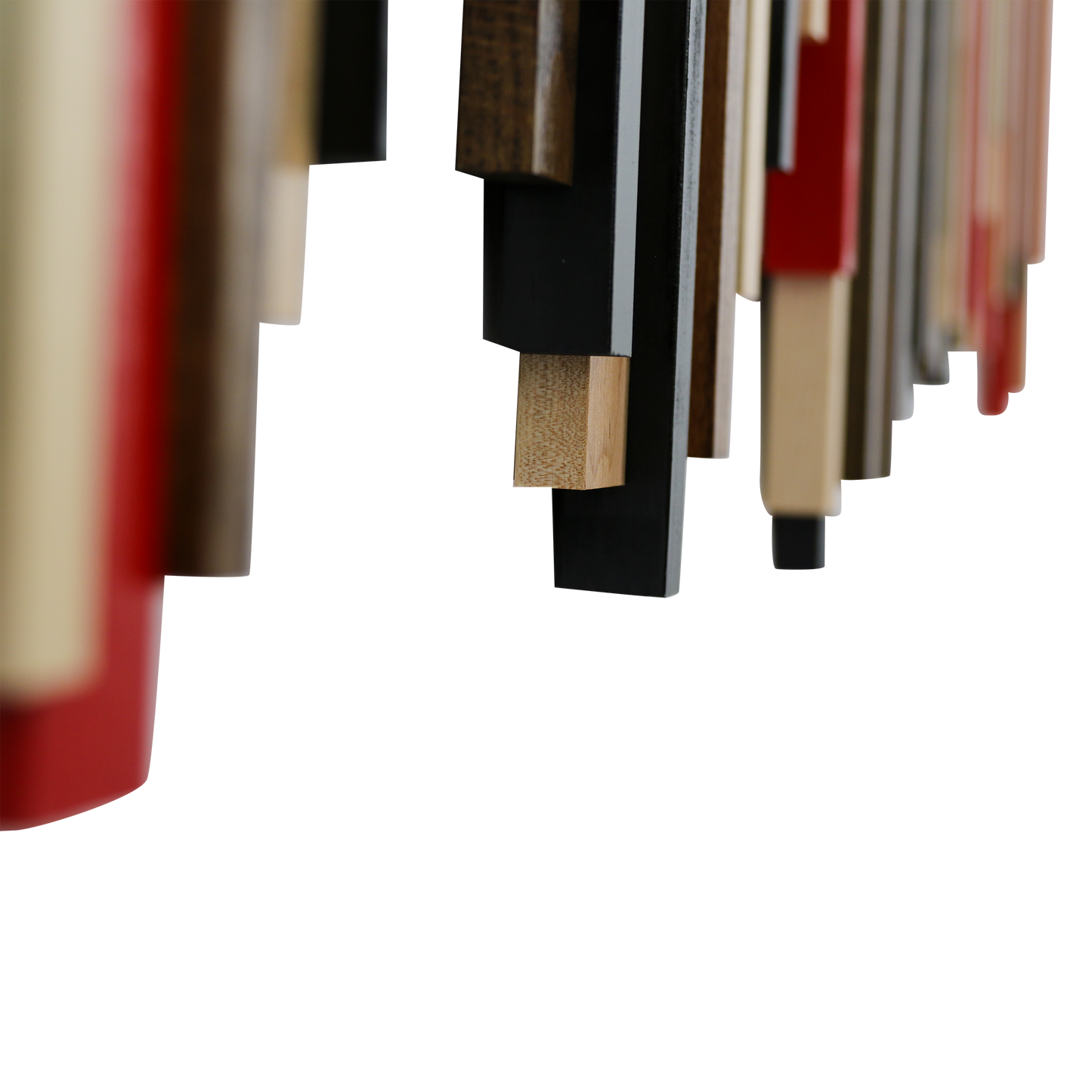 Soundwave Wall Art in Black, Brown & Red