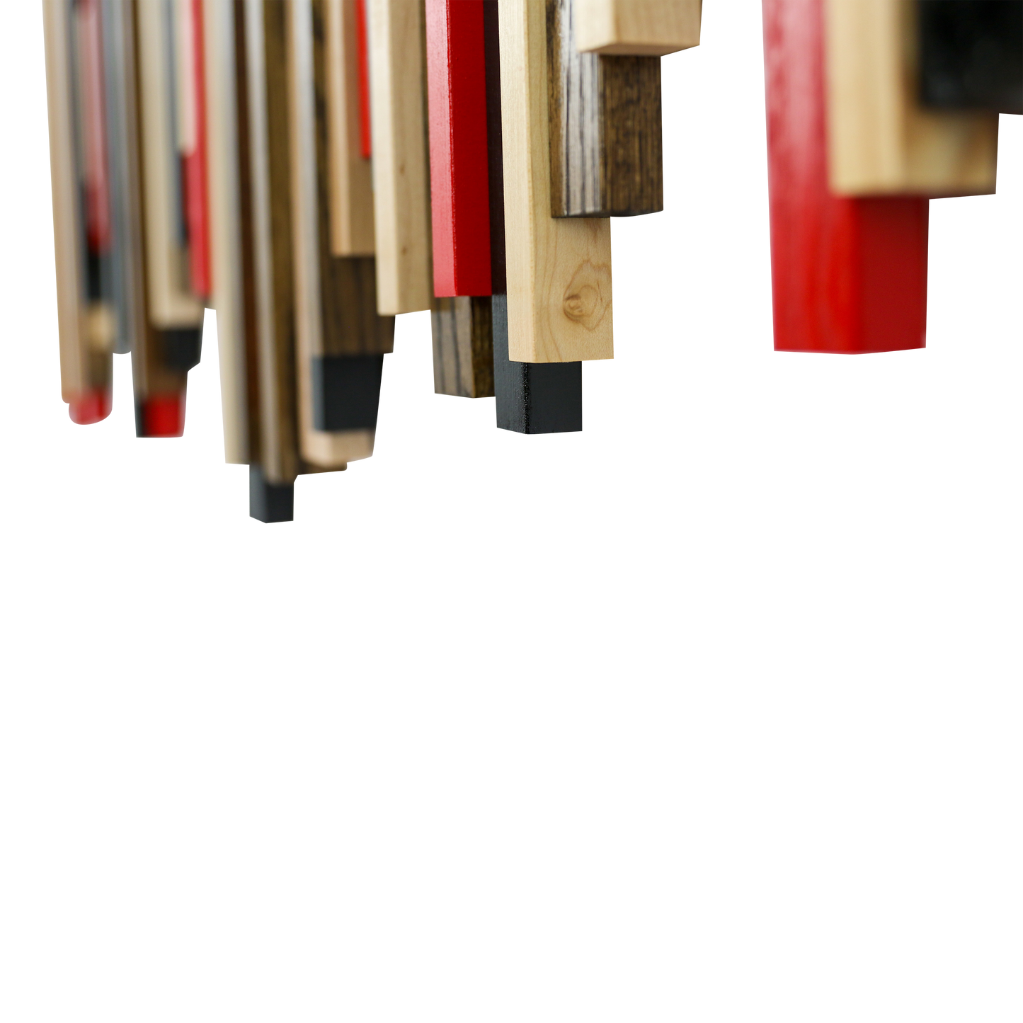 Soundwave Wall Art in Black, Brown & Red