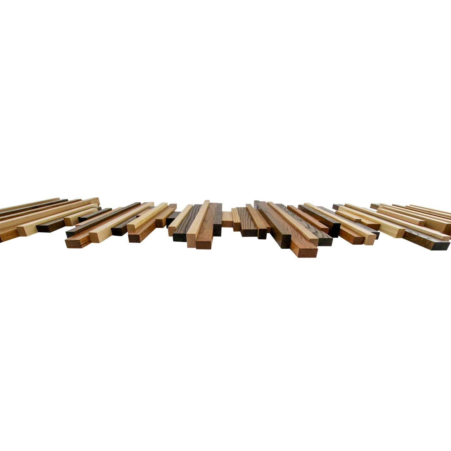 Soundwave Wall Art in Wooden Tones