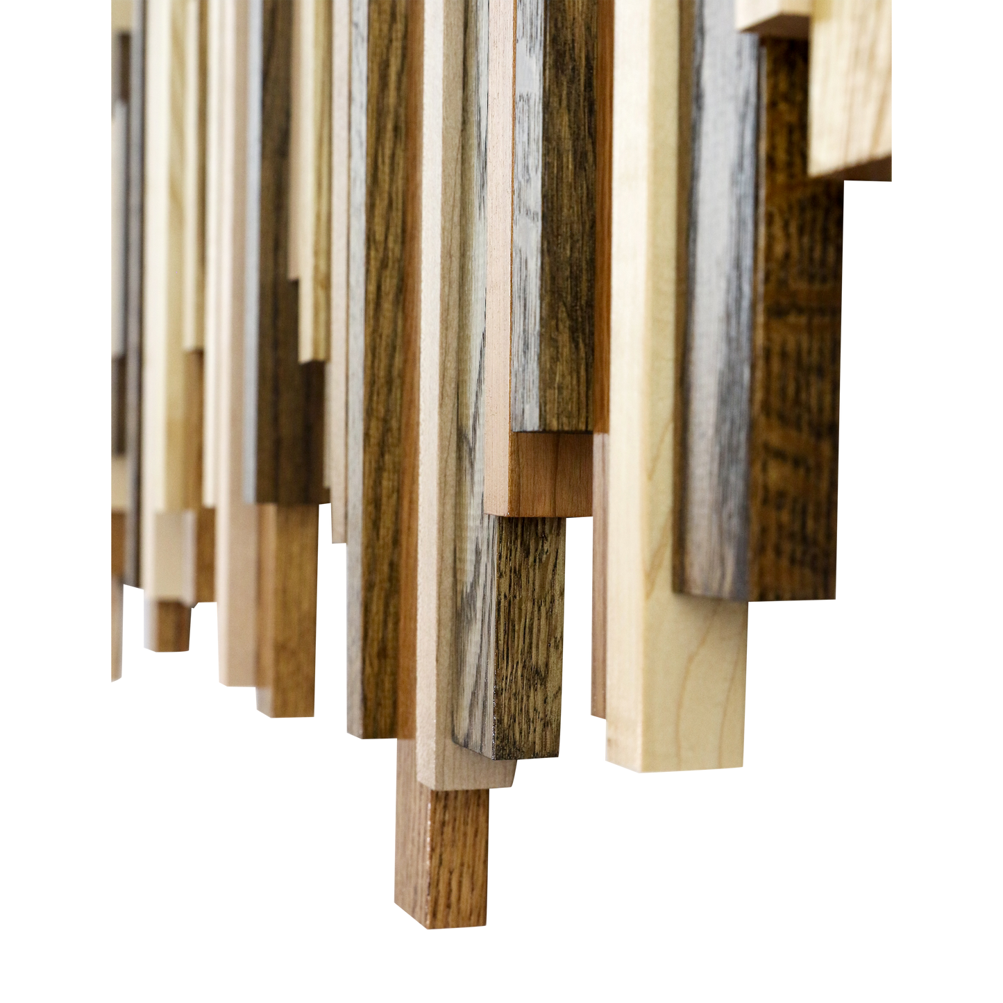 Soundwave Wall Art in Wooden Tones