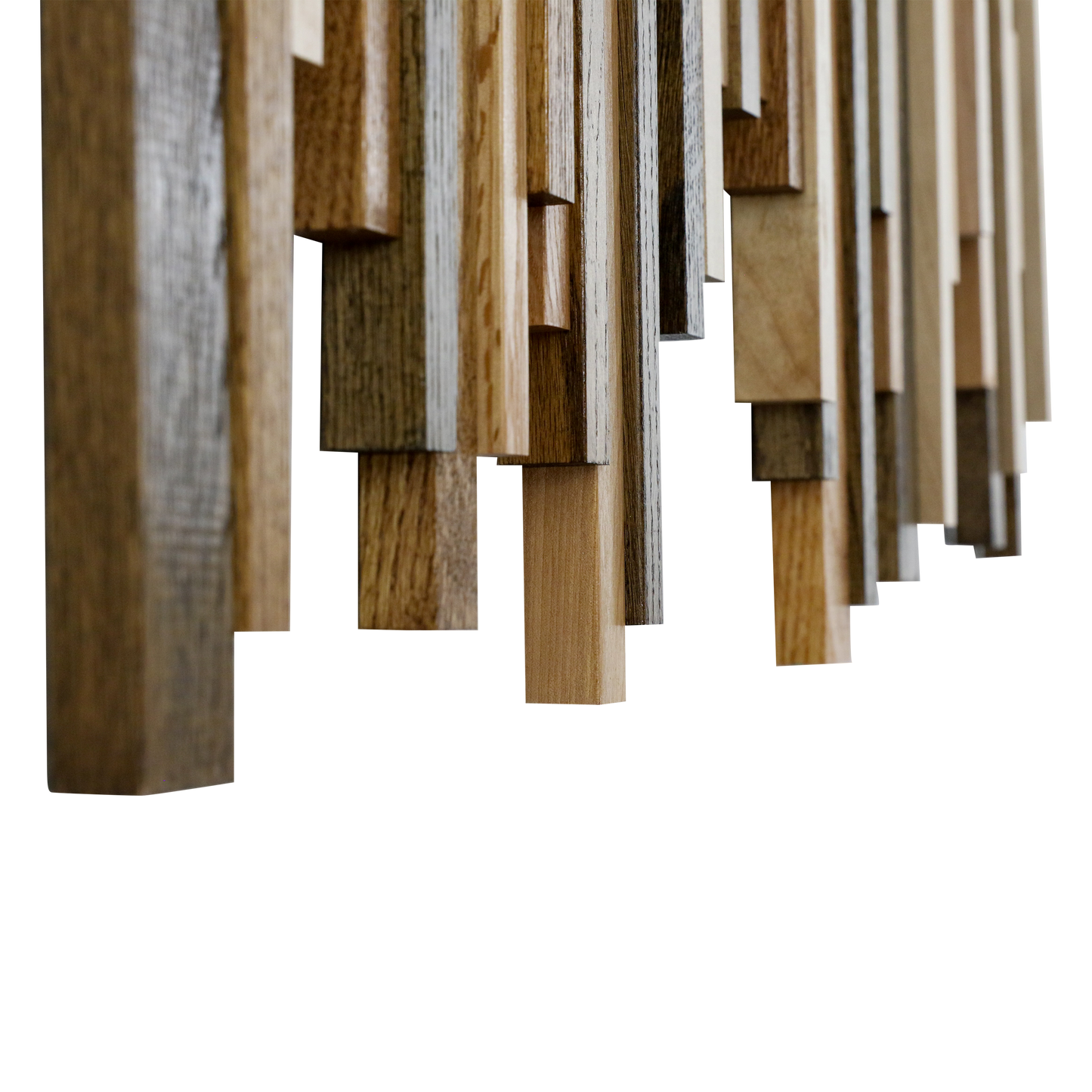 Soundwave Wall Art in Wooden Tones