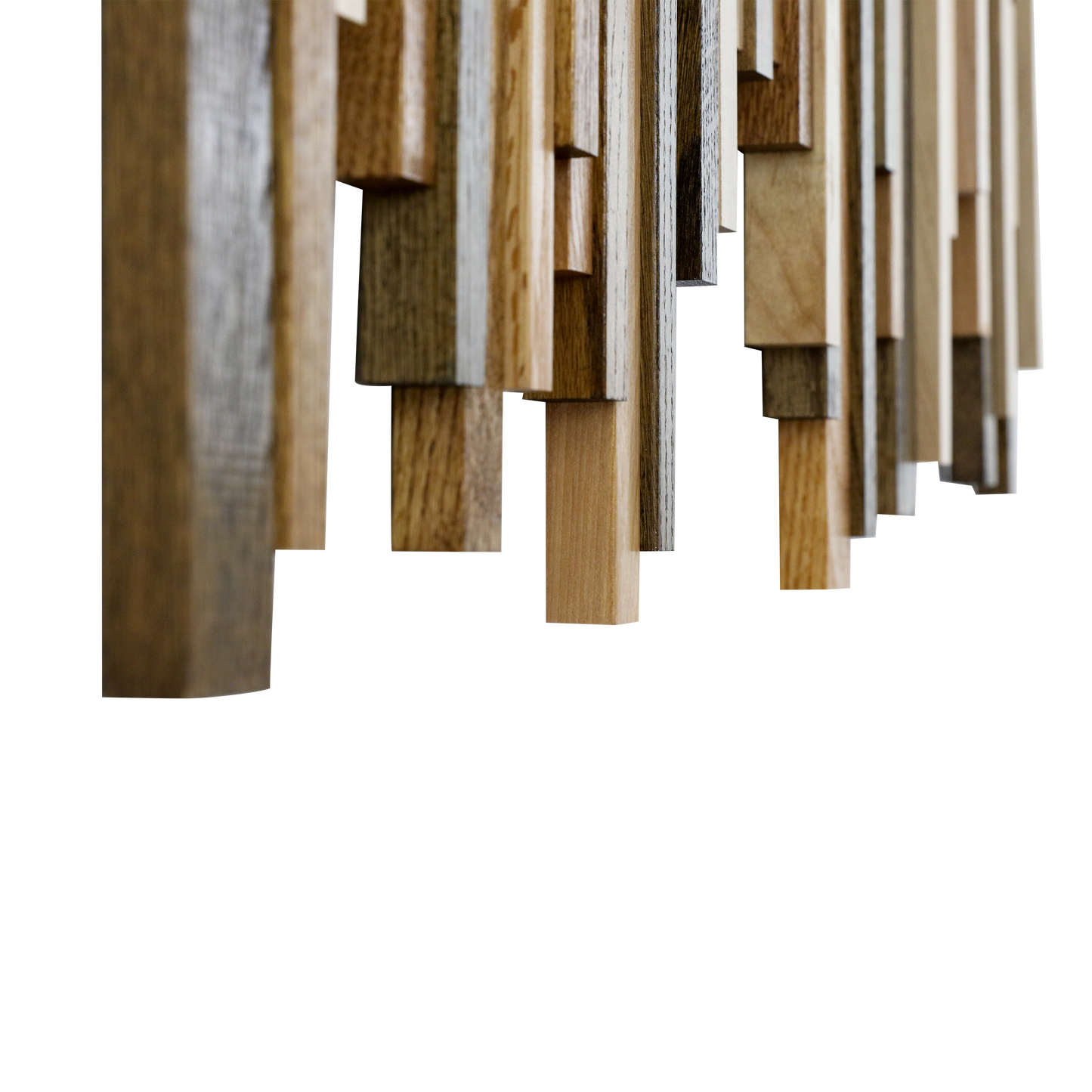 Soundwave Wall Art in Wooden Tones