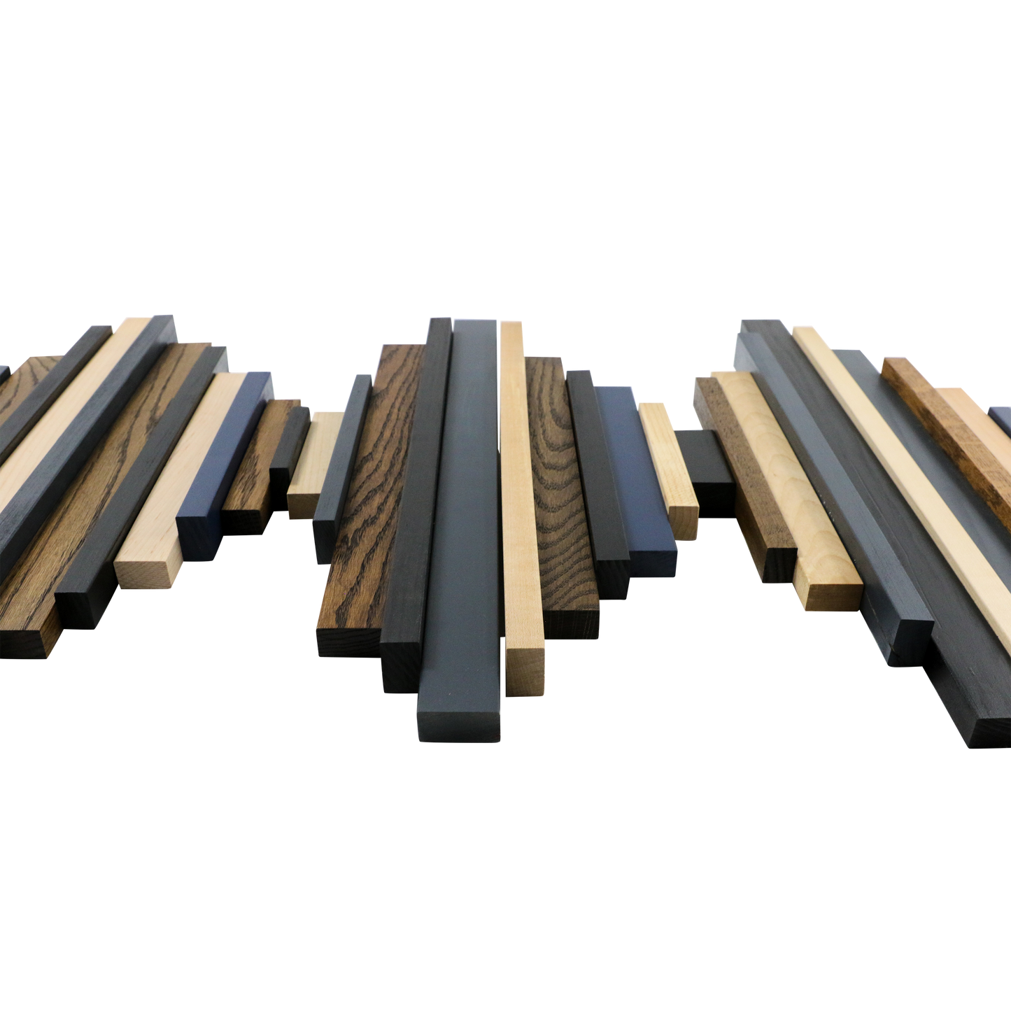 Soundwave Wall Art in Black, Brown & Navy