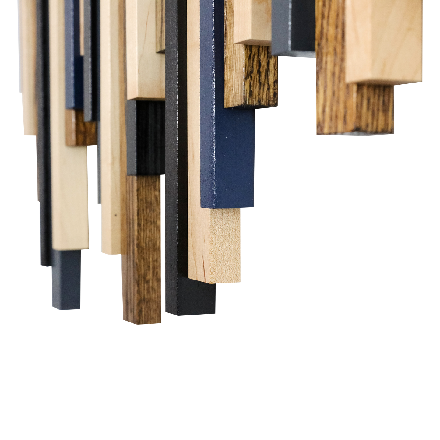 Soundwave Wall Art in Black, Brown & Navy