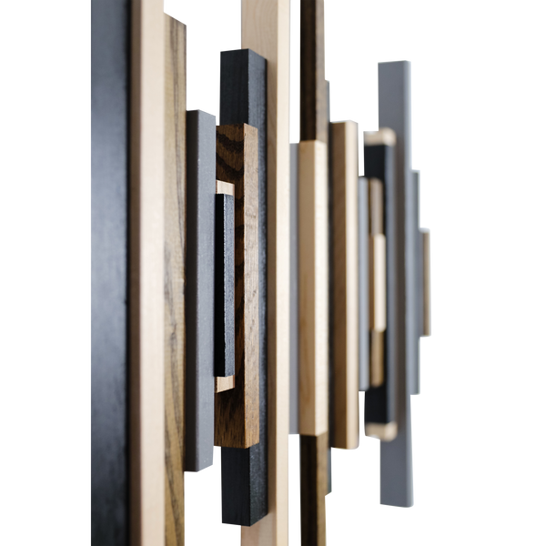 Soundwave Wall Art in Black, Brown & Gray