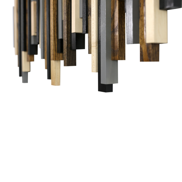 Soundwave Wall Art in Black, Brown & Gray