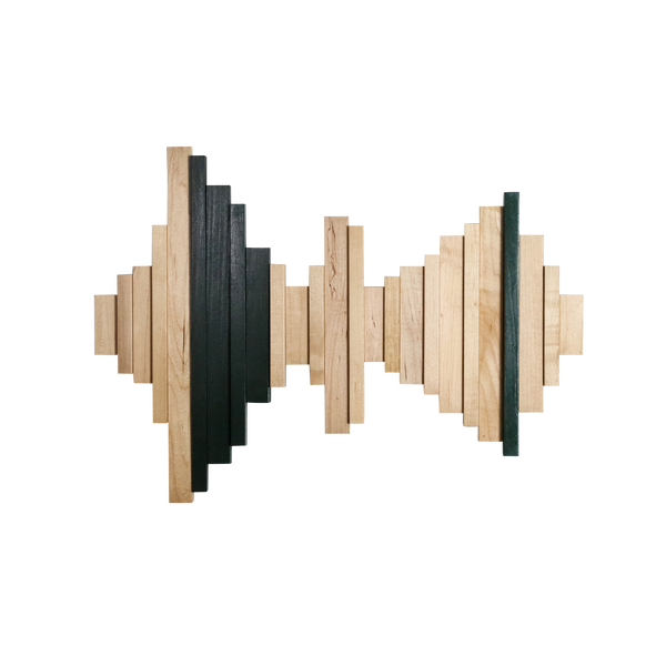 “Semper Fi” Soundwave Art – Custom Wood Audio Wall Decor for Motivation