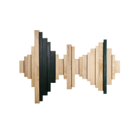 “Semper Fi” Soundwave Art – Custom Wood Audio Wall Decor for Motivation