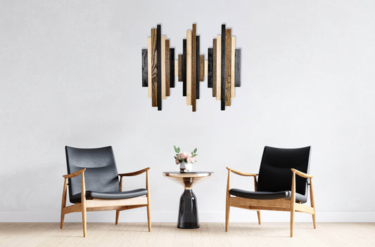 “Home Sweet Home” Soundwave Art – Handcrafted Wooden Wall Decor for Homeowners