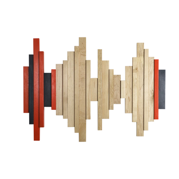 “Namaste” Wooden Soundwave Art – Mindful Yoga-Inspired Wall Decor Gift