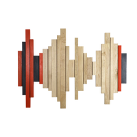 “Namaste” Wooden Soundwave Art – Mindful Yoga-Inspired Wall Decor Gift