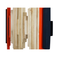 “Namaste” Wooden Soundwave Art – Mindful Yoga-Inspired Wall Decor Gift
