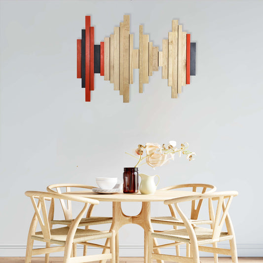 “Namaste” Wooden Soundwave Art – Mindful Yoga-Inspired Wall Decor Gift