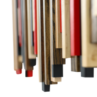 Soundwave Wall Art in Black, Brown & Red
