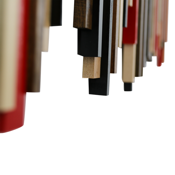 Soundwave Wall Art in Black, Brown & Red