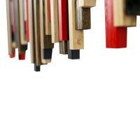 Soundwave Wall Art in Black, Brown & Red
