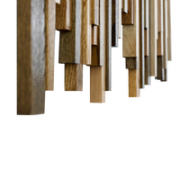 Soundwave Wall Art in Wooden Tones