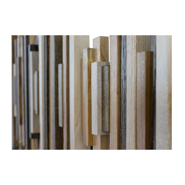 Soundwave Wall Art in Wooden Tones