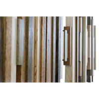 Soundwave Wall Art in Wooden Tones