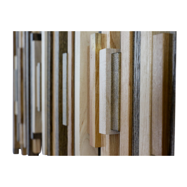 Soundwave Wall Art in Wooden Tones