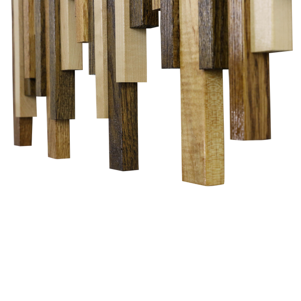 Soundwave Wall Art in Wooden Tones