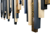 Soundwave Wall Art in Black, Brown & Navy